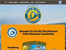 Tablet Screenshot of pleasurepointstreetfair.com